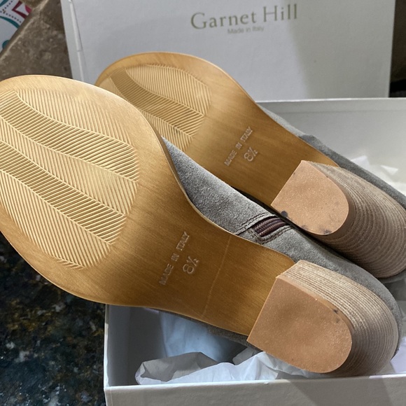 NIB Taupe suede bootie by Garnet Hill - Picture 3 of 10